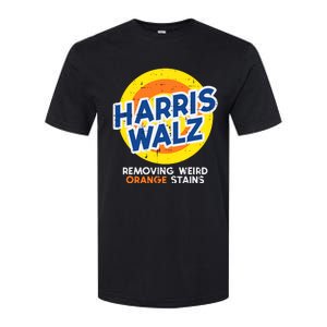 Harris Walz Removing Weird Orange Stains Softstyle CVC T-Shirt