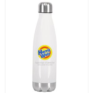 Harris Walz Remove Stubborn Orange Stains Election 2024 Stainless Steel Insulated Water Bottle