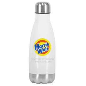 Harris Walz Remove Stubborn Orange Stains Election 2024 Stainless Steel Insulated Water Bottle