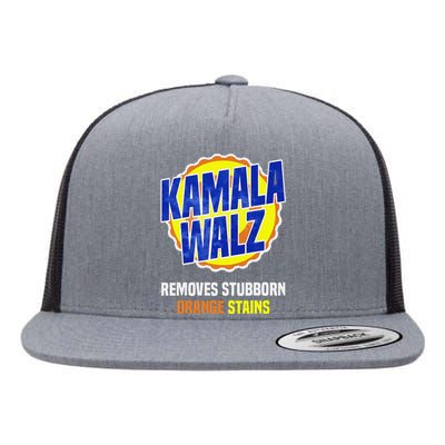 Harris Walz Removes Stubborn Orange Stains Vote Feminist Flat Bill Trucker Hat