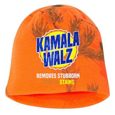 Harris Walz Removes Stubborn Orange Stains Vote Feminist Kati - Camo Knit Beanie