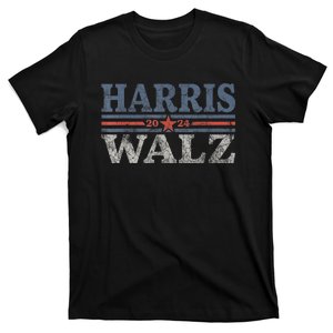 Harris Waltz2024 Retro Stripe Kamala Harris Tim Waltz24 T-Shirt