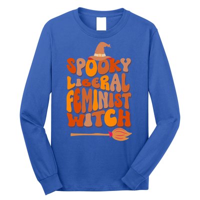 Halloween Witch Spooky Liberal Feminist Cool Gift Long Sleeve Shirt