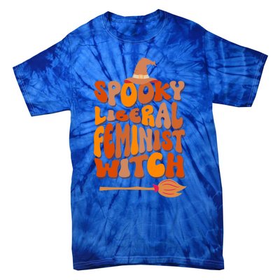 Halloween Witch Spooky Liberal Feminist Cool Gift Tie-Dye T-Shirt