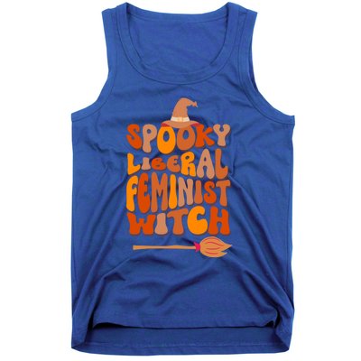 Halloween Witch Spooky Liberal Feminist Cool Gift Tank Top