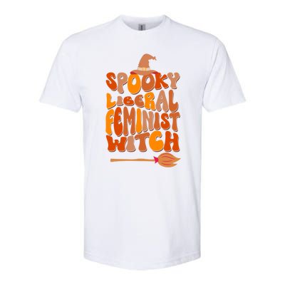 Halloween Witch Spooky Liberal Feminist Cool Gift Softstyle CVC T-Shirt