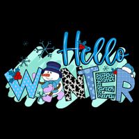 Hello Winter Snowman Christmas Snowflake Gift Impact Tech Backpack