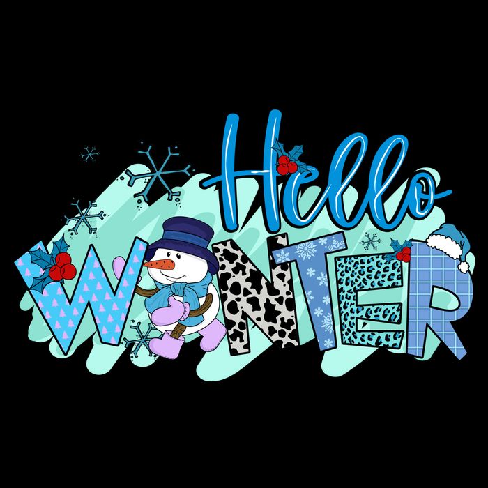 Hello Winter Snowman Christmas Snowflake Gift Impact Tech Backpack
