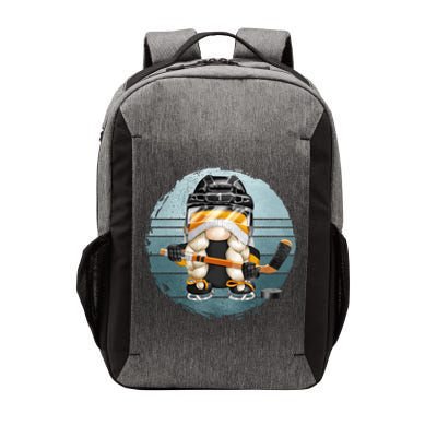 Hockey Winter Sports Vintage Ice Hockey Gnome Meaningful Gift Vector Backpack