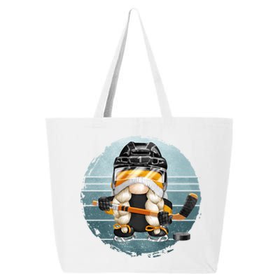 Hockey Winter Sports Vintage Ice Hockey Gnome Meaningful Gift 25L Jumbo Tote