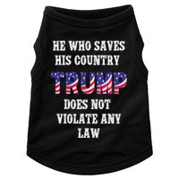 He Who Saves His Country Does Not Violate Any Law Doggie Tank