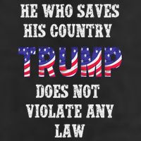 He Who Saves His Country Does Not Violate Any Law Golf Towel