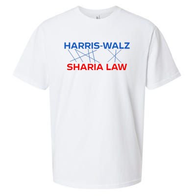 Harris Walz Sharia Law Sueded Cloud Jersey T-Shirt