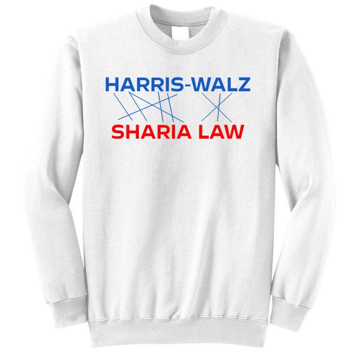 Harris Walz Sharia Law Sweatshirt