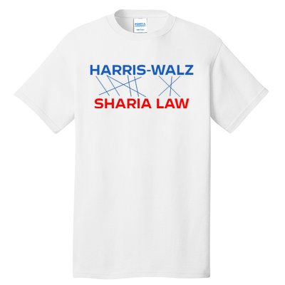 Harris Walz Sharia Law Tall T-Shirt