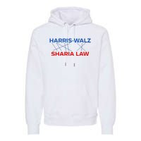 Harris Walz Sharia Law Premium Hoodie