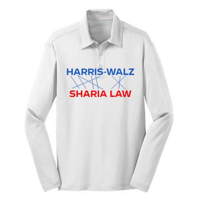 Harris Walz Sharia Law Silk Touch Performance Long Sleeve Polo