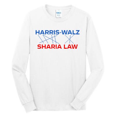 Harris Walz Sharia Law Tall Long Sleeve T-Shirt