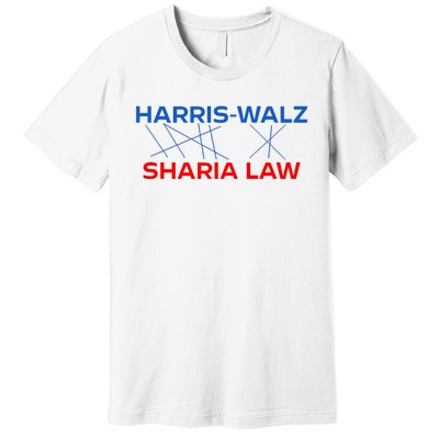 Harris Walz Sharia Law Premium T-Shirt