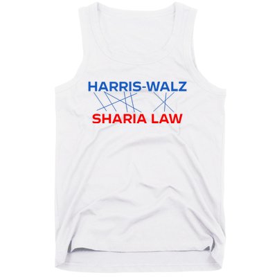 Harris Walz Sharia Law Tank Top