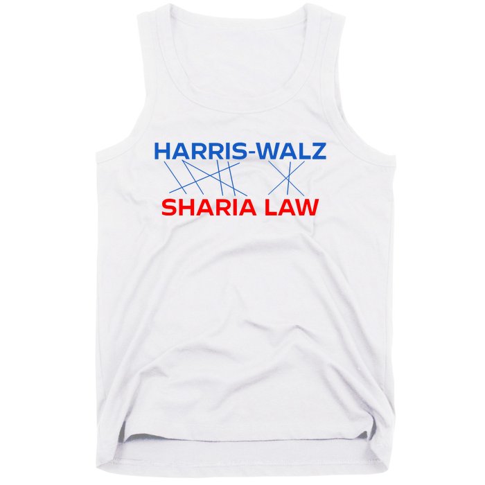 Harris Walz Sharia Law Tank Top