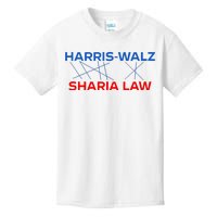 Harris Walz Sharia Law Kids T-Shirt