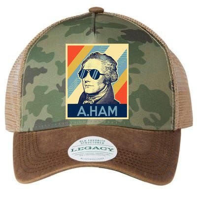 Hamilton Wearing Sunglasses Legacy Tie Dye Trucker Hat