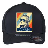 Hamilton Wearing Sunglasses Flexfit Unipanel Trucker Cap