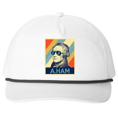 Hamilton Wearing Sunglasses Snapback Five-Panel Rope Hat