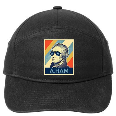 Hamilton Wearing Sunglasses 7-Panel Snapback Hat