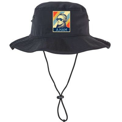 Hamilton Wearing Sunglasses Legacy Cool Fit Booney Bucket Hat