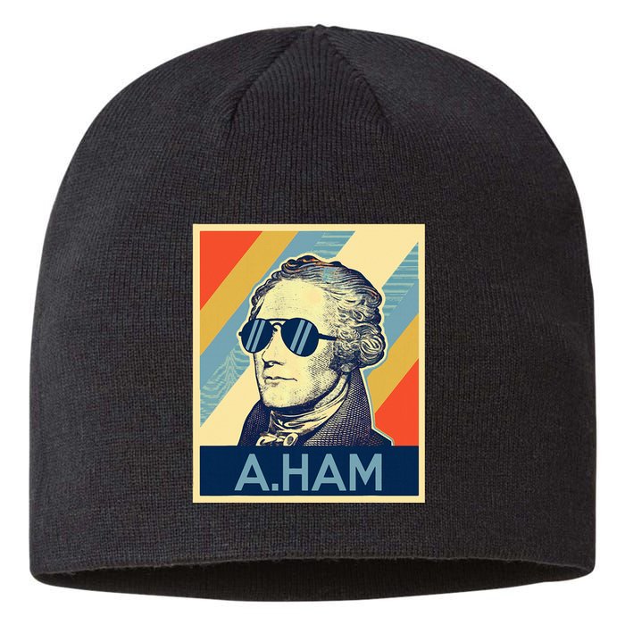 Hamilton Wearing Sunglasses Sustainable Beanie