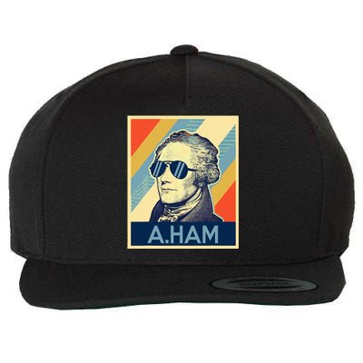 Hamilton Wearing Sunglasses Wool Snapback Cap