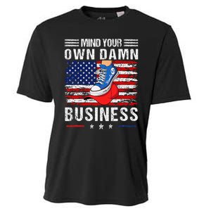 Harris Waltz Stepping On Red Hat Mind Your Own Damn Business Cooling Performance Crew T-Shirt