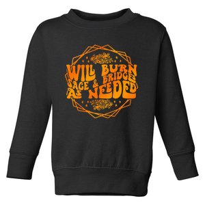 Halloween Witch: Sage Burning & Bridge  Toddler Sweatshirt