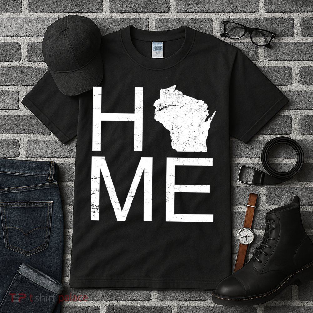 Home Wisconsin State Pride Vintage Tall T-Shirt