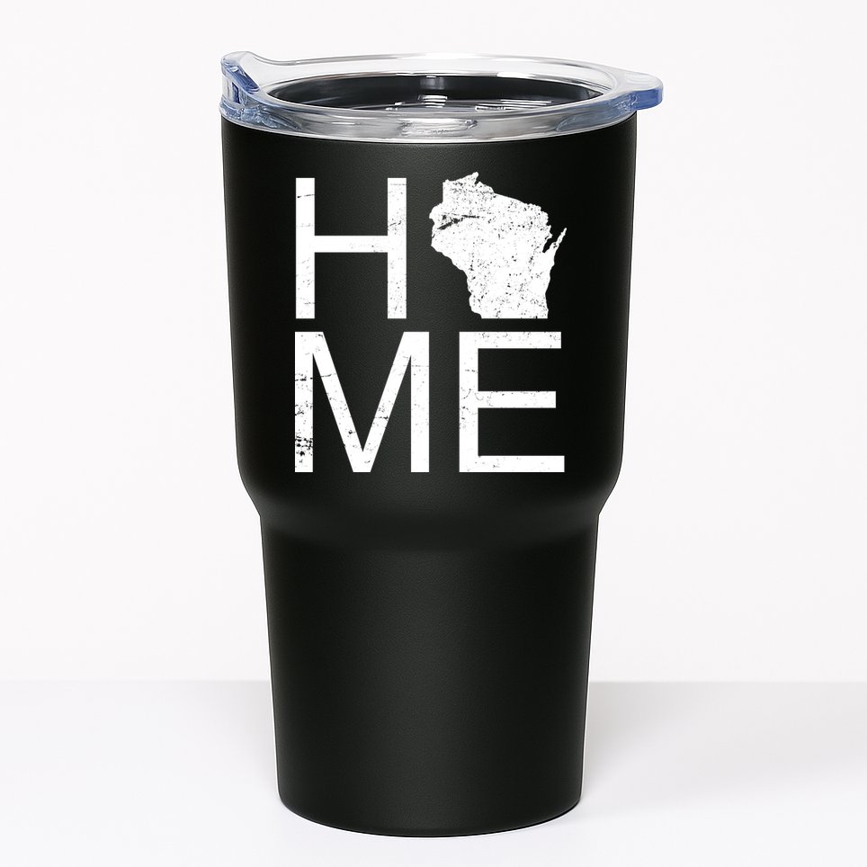 Home Wisconsin State Pride Vintage Tumbler
