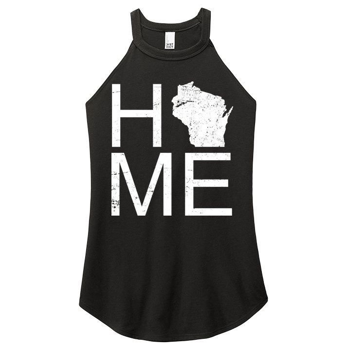 Home Wisconsin State Pride Vintage Women's Perfect Tri Rocker Tank