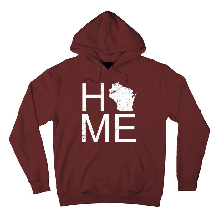 Home Wisconsin State Pride Vintage Hoodie