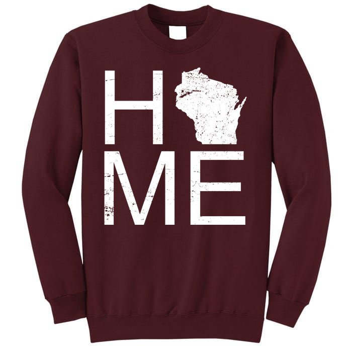 Home Wisconsin State Pride Vintage Tall Sweatshirt