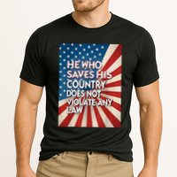 He Who Saves His Country Does Not Violate Any Law Cooling Performance Crew T-Shirt