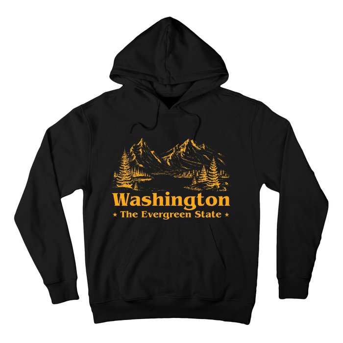 Home W.A.S.H.I.N.G.T.O.N State The Evergreen State Hoodie