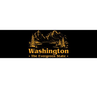 Home W.A.S.H.I.N.G.T.O.N State The Evergreen State Bumper Sticker