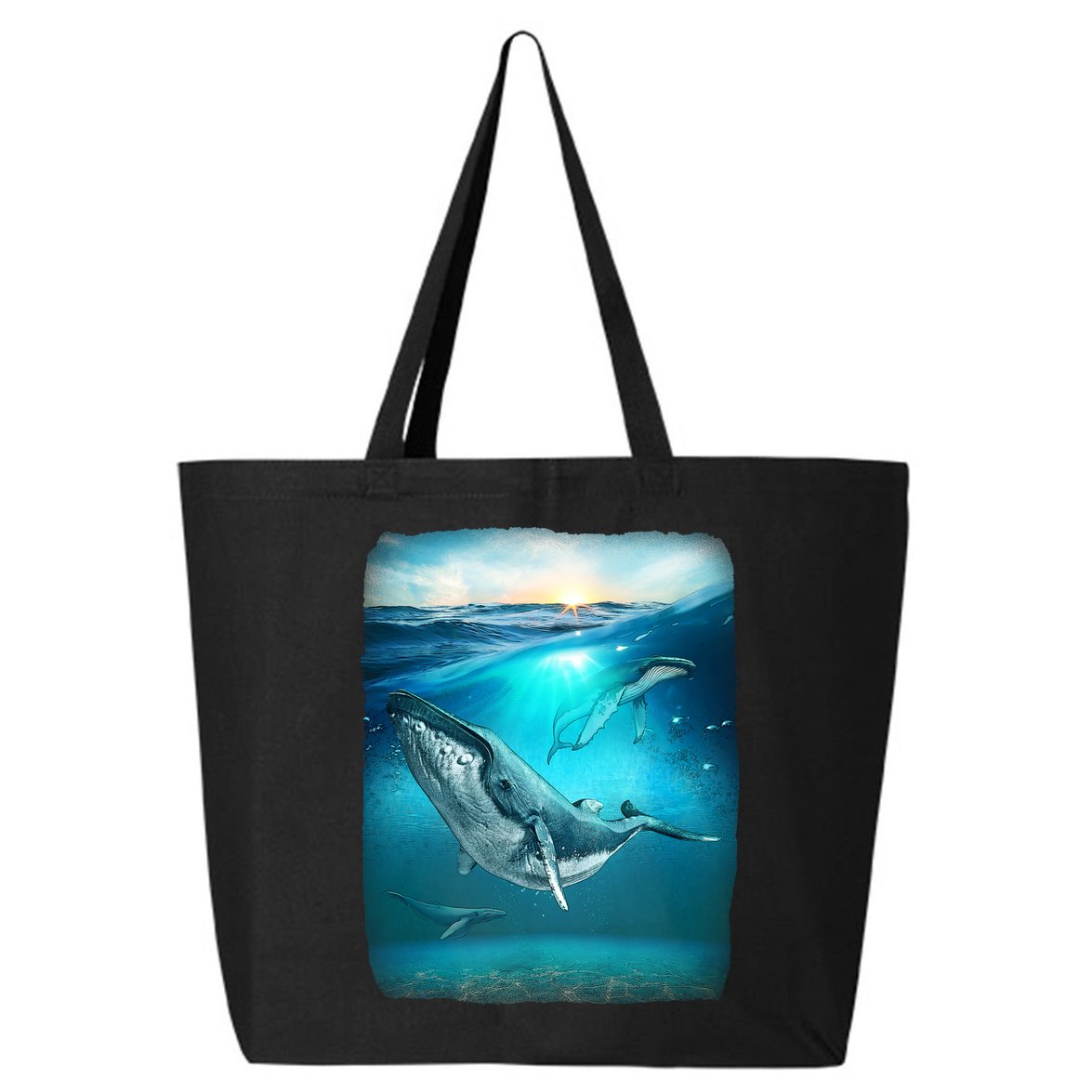 Humpback Whale Sea Ocean 25L Jumbo Tote