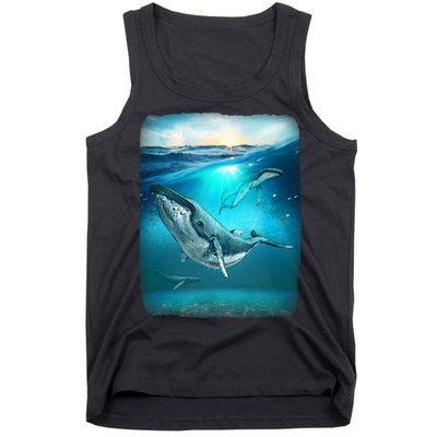 Humpback Whale Sea Ocean Tank Top