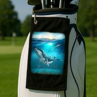 Humpback Whale Sea Ocean Golf Towel