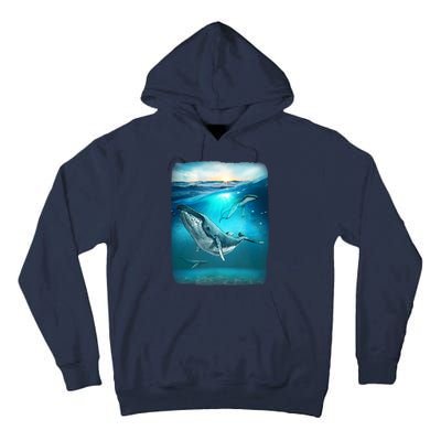 Humpback Whale Sea Ocean Tall Hoodie