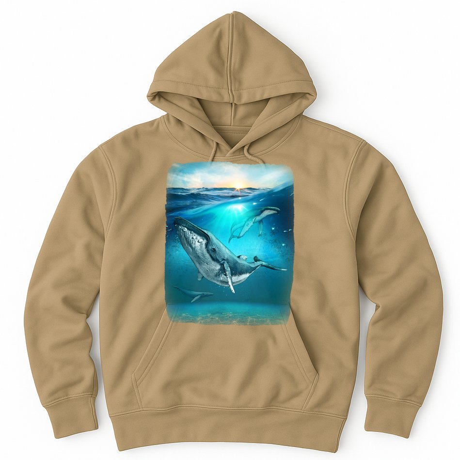 Humpback Whale Sea Ocean Hoodie