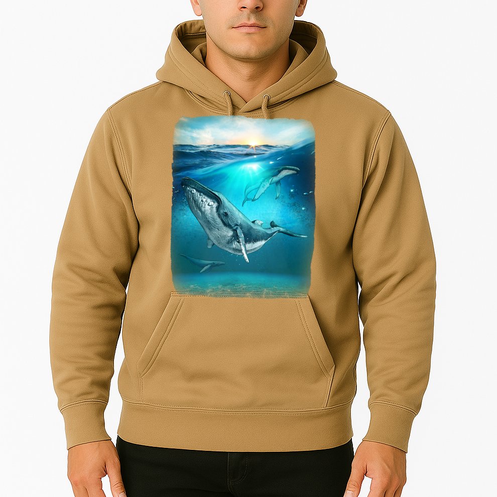 Humpback Whale Sea Ocean Hoodie