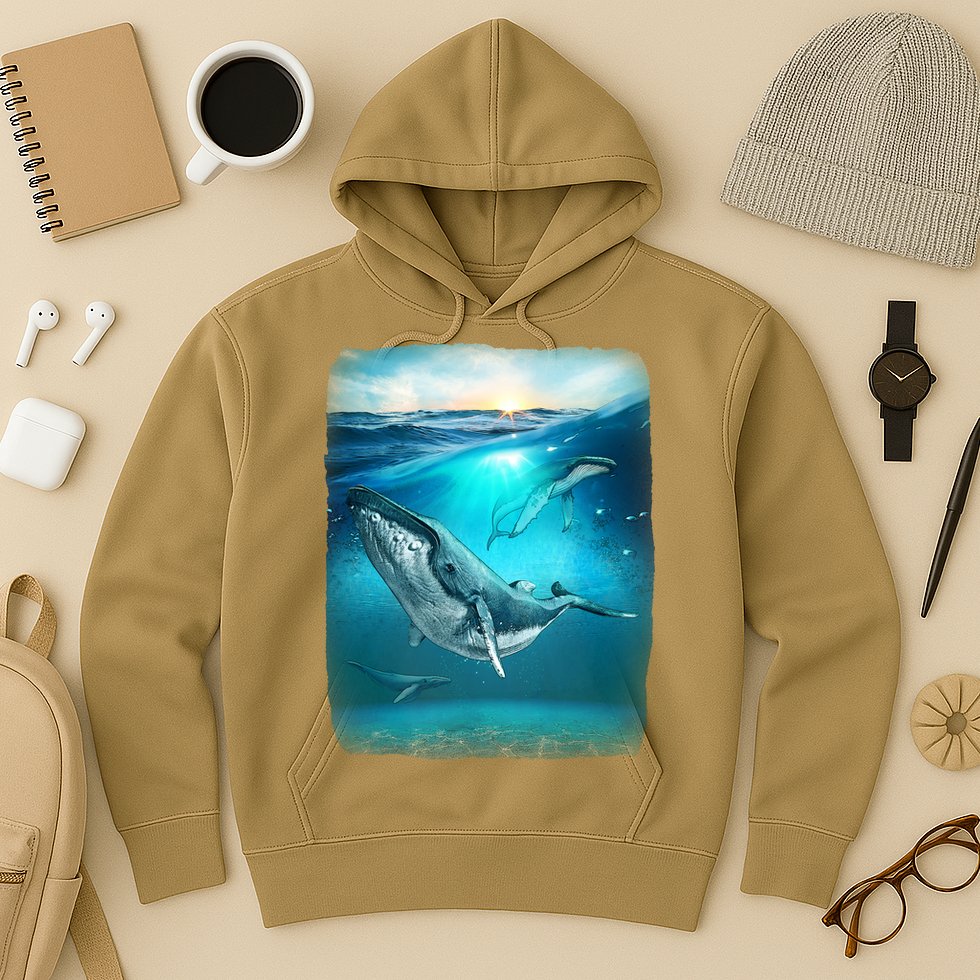 Humpback Whale Sea Ocean Hoodie
